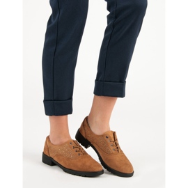 Zapatos de ante camel marrón 1 Zapatos de ante camel marrón 1