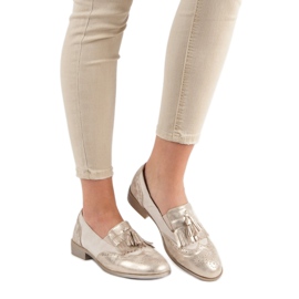 Tina&Co Mocasines con flecos amarillo 1 Tina&Co Mocasines con flecos amarillo 1