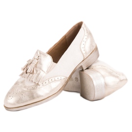 Tina&Co Mocasines con flecos amarillo 5