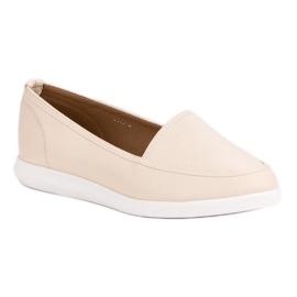 Mocasines beige rosado 6