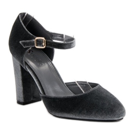 Seastar Bombas de terciopelo plateado gris 3