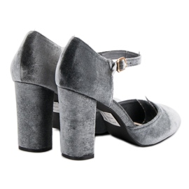 Seastar Bombas de terciopelo plateado gris 5