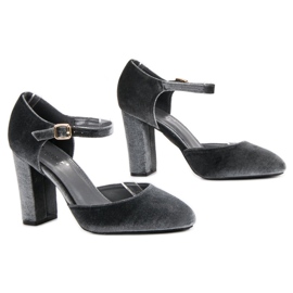 Seastar Bombas de terciopelo plateado gris 6