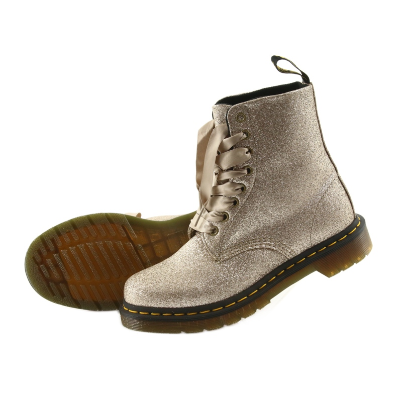 Dr. Martens 1460 PASCAL GLITTER ORO PÁLIDO dorado 4 Dr. Martens 1460 PASCAL GLITTER ORO PÁLIDO dorado 4