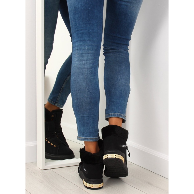 Zapatillas negras con aislamiento W19-25 Black negro 2 Zapatillas negras con aislamiento W19-25 Black negro 2