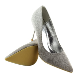 Tacones gris iridiscente ombre LE053P Gris 3