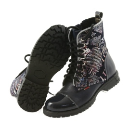 Botines niña Zarro 69/03 azul marino multicolor gris púrpura negro 5