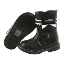 Botas de niñas 87/03 Negro con un arco Zarro 4