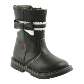 Botas de niñas 87/03 Negro con un arco Zarro 1