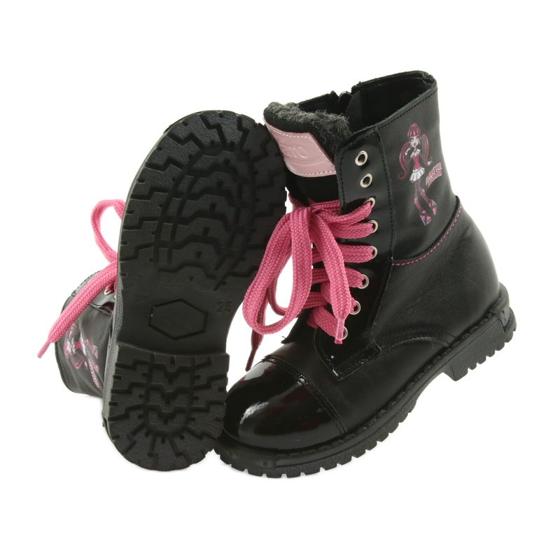 Ren But Botas, zapatos de niño Zarro 38/01 negro rosa 4