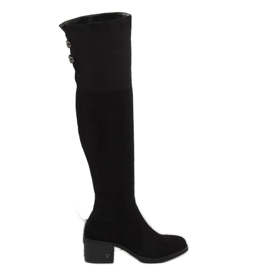 Botas negras de tacón BH131-HB Negra negro 1 Botas negras de tacón BH131-HB Negra negro 1