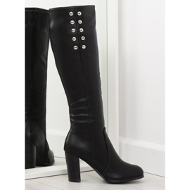 Tacones negros 7330-PA Black 2
