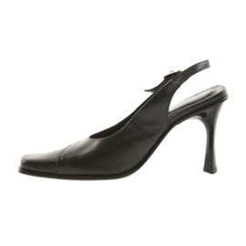Sandalias mujer piel negra Eksbut 436 negro 2
