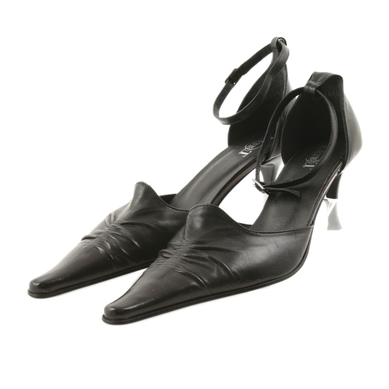 Sandalias mujer piel negra Eksbut 644 negro 4