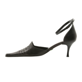 Sandalias mujer piel negra Eksbut 644 negro 2