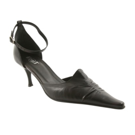 Sandalias mujer piel negra Eksbut 644 negro 1