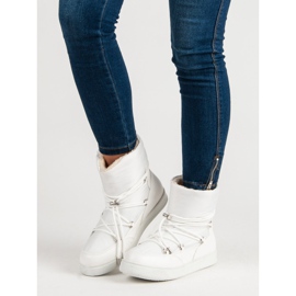Seastar Botas de nieve cálidas blanco 1