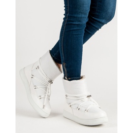 Seastar Botas de nieve cálidas blanco 2