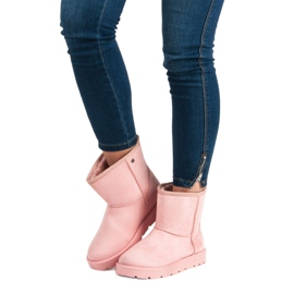 Seastar Botas de nieve de Mukluki rosado 4
