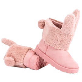 Seastar Botas de nieve de Mukluki rosado 10