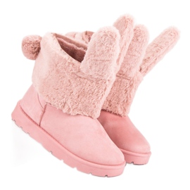 Seastar Botas de nieve de Mukluki rosado 11