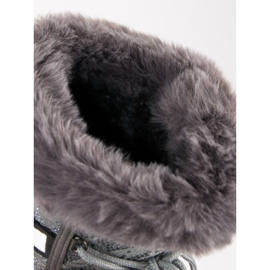 Botas altas para la nieve gris 1