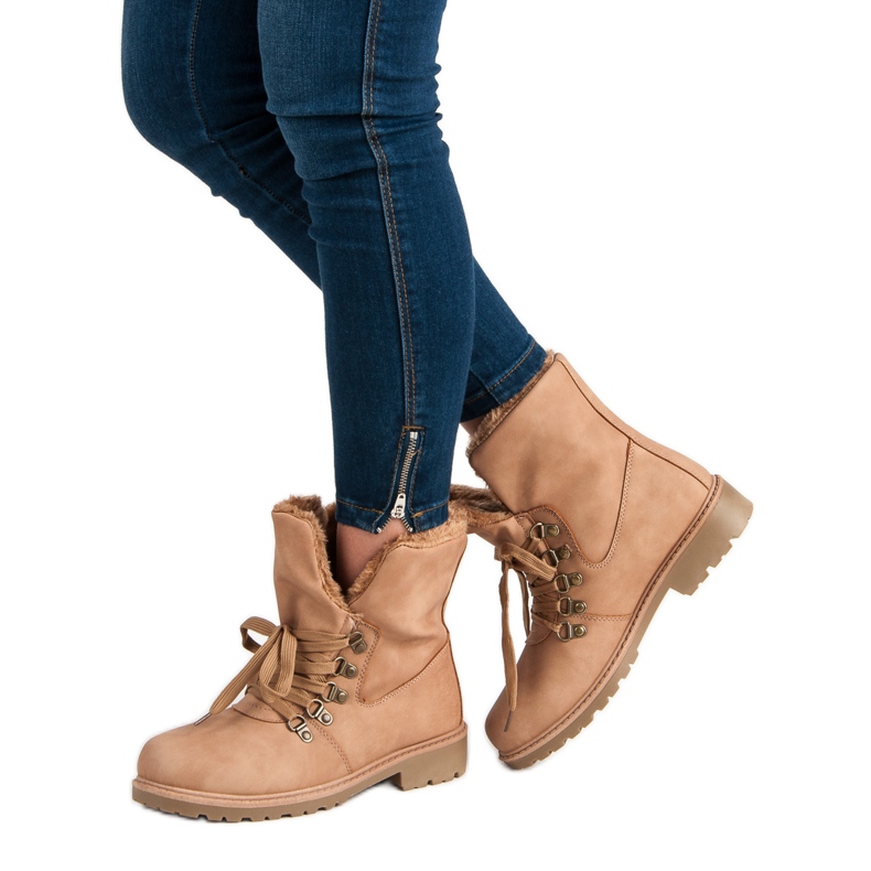 Super Me Botas cálidas rosado 1