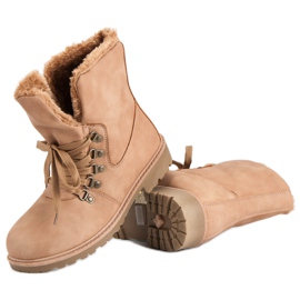 Super Me Botas cálidas rosado 4