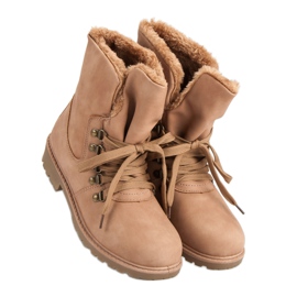 Super Me Botas cálidas rosado 5