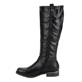 Super Me Botas de montar clásicas negro 1