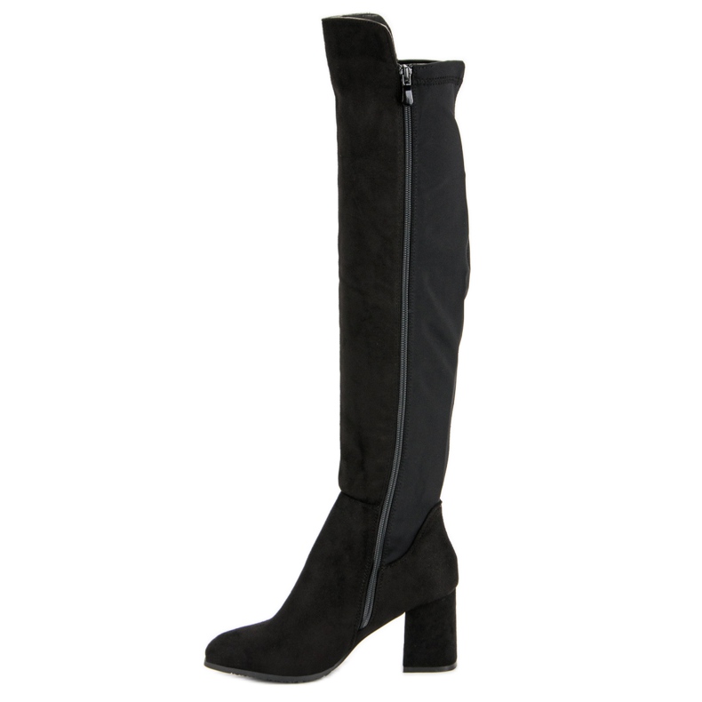 Super Me Botas de ante negras negro 2