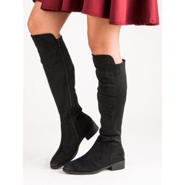 Filippo Botas de tacón plano negro 5