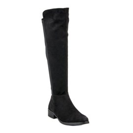 Filippo Botas de tacón plano negro 3