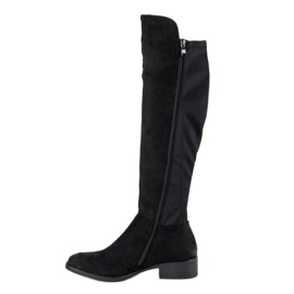 Filippo Botas de tacón plano negro 2