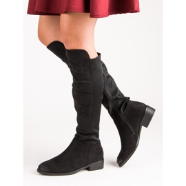Filippo Botas de tacón plano negro 4