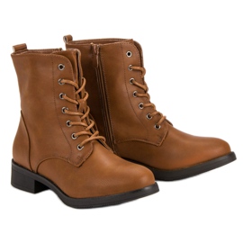 SDS Botas cálidas de camello marrón 1