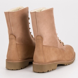 Super Me Botas con cordones rosado 11