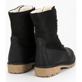 Super Me Botas con cordones negro 3