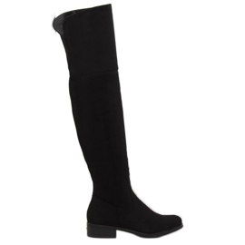 Bota mosquetero negra 7535-PG Black negro 4