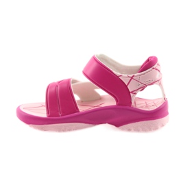 Sandalias rosas zapatos infantiles velcro para agua Rider 488 2