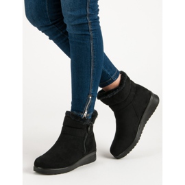 Botas de gamuza cálidas negro 6