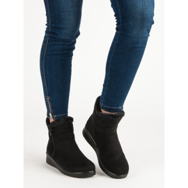 Botas de gamuza cálidas negro 5