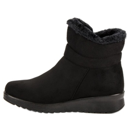 Botas de gamuza cálidas negro 8