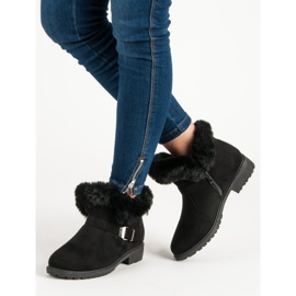 Botas bajas de ante negro 5