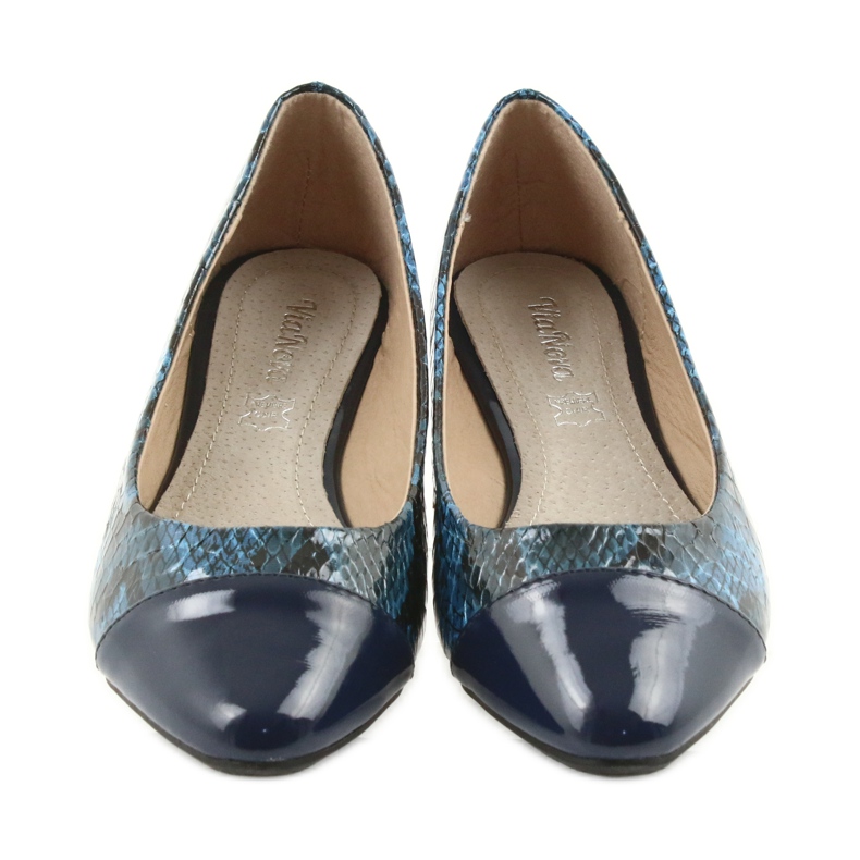 Via-Nova Bailarinas zapatos de mujer Via Nova 07-041 azul marino negro 4 Via-Nova Bailarinas zapatos de mujer Via Nova 07-041 azul marino negro 4