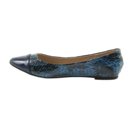 Via-Nova Bailarinas zapatos de mujer Via Nova 07-041 azul marino negro 2 Via-Nova Bailarinas zapatos de mujer Via Nova 07-041 azul marino negro 2