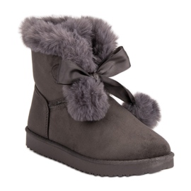 Mukluki gris de moda 2