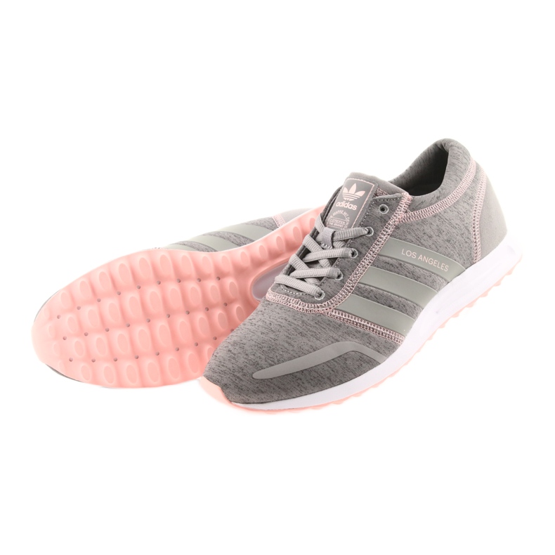 Adidas ORIGINALS Los Angeles W gris rosa 4
