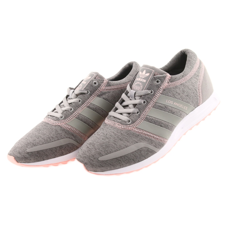 Adidas ORIGINALS Los Angeles W gris rosado 3 Adidas ORIGINALS Los Angeles W gris rosado 3