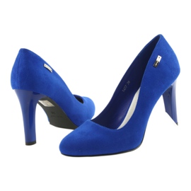 Sergio Leone Zapatos ante 1457 azul 4